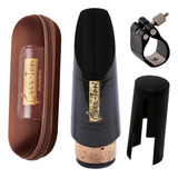 Boquilha Ever ton E45 Clarinete Braçadeira Case Marrom