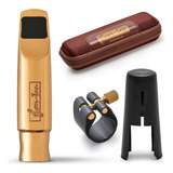 Boquilha Ever ton Full Pop 7 Metal Gold Alto Braçadeira