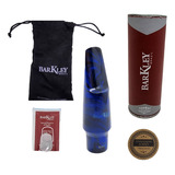 Boquilha Sax Tenor Barkley Pop 8 Kustom Azul Bag Protetor