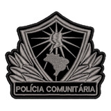 Bordado Breve Tarja Polícia Comunitária