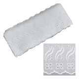 Bordado Inglês Branco Rolo Com 13 7 Metros 10 Cm Ctl035 Nybc
