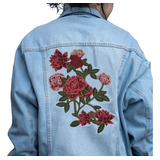 Bordado Renda Rosas Aplicação Em Roupas Gola Guipir Pala
