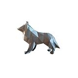Border Collie-Cachorro Decorativo - 15 Cm De Altura - Cinza