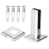 BORDSTRACT Braçadeira De Vidro Para Piscina Torneiras De Vidro Braçadeira Para Piso Em Aço Inox Braçadeira De Vidro Para Piscina Torneira Para Cerca De Vidro Suportes Para Montagem Escadas Guarda C