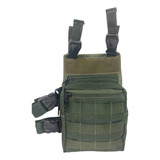 Bornal De Perna Modular Bope Preto Verde Tan Cor Verde Oliva