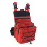Bornal De Perna Porta Treco Tático C Bolso Vermelho
