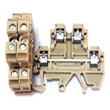 Borne Duplo Dk4 En C035546 0100 4mm2 Conexel Kit 3 Pçs