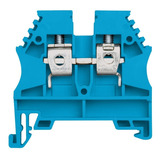Borne Sak Conector Passagem Btwp 16mm Azul Weg C 2pçs