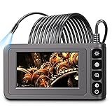 Boroscópio Industrial SKYBASIC 5M IPS Câmera De Inspeção Endoscópio De 4 3 Polegadas Câmera Boroscópica Com 8 LEDs Ajustáveis Câmera Impermeável IP67 De 7 9 Mm