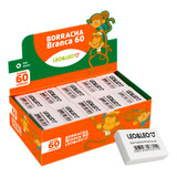 Borracha Branca Escolar Escritório N 60 Caixa Com 60 Leo leo