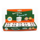 Borracha Branca Número 20 Leo Leo Com 20 Unidades