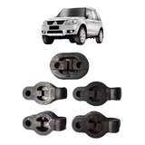 Borracha Coxim Do Escapamento Mitsubishi Tr4 Kit Com 5 Peças
