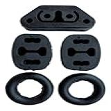 Borracha Coxim Escapamento Automotivo Uno Kit 5 Unidades