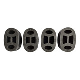 Borracha Coxim Escapamento Celta Até 2012 Kit 4 Peças