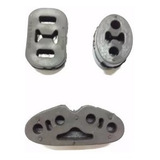 Borracha Coxim Escapamento Fiat Brava 99 03 Kit 3 Pç