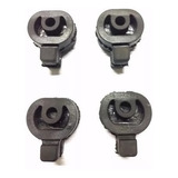 Borracha Coxim Escapamento Ford Ka Rocan 00 07 Kit C 4 Pç