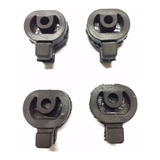 Borracha Coxim Escapamento Ford Ka Rocan 00 07 Kit C 4 Pç