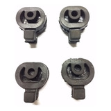 Borracha Coxim Escapamento Ford Ka Rocan 00 07 Kit C 4 Pç
