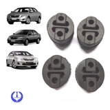 Borracha Coxim Escapamento Toyota Corolla 02 kit C 4ç