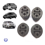 Borracha Coxim Escapamento Toyota Corolla 02 kit C 4ç