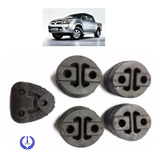 Borracha Coxim Escapamento Toyota Hillux Kit Com 5 Peças