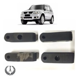 Borracha Coxim Reforçada Escapamento Pajero Tr4 Kit Com 4 Peças Borracha De Pneu 