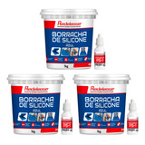 Borracha De Silicone Azul Para Fabricação De Moldes 3 090 Kg