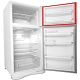 Borracha Gaxeta Geladeira Porta Freezer Para Consul Biplex CRM49 Cinza 66x46 