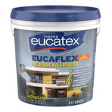 Borracha Liquida Tinta Impermerabilizante Eucatex 20l Acabamento Fosco Cor Cinza Elefante