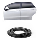 Borracha Proteção Borda Porta Casca De Cobra Mini 10mt Preto
