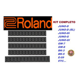Borracha Teclado Roland Xps10 Kit Completo