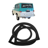 Borracha Vigia Vidro Traseiro Porta Mala Rural Willys