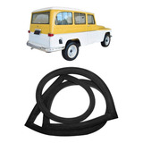 Borracha Vigia Vidro Traseiro Porta Mala Rural Willys