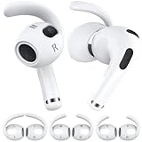 Borrachinhas Borracha Pads Silicone Auricular Apple AirPods 3 Ear Hook 3 Pares P M G Branco