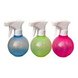 Borrifador Bolinha 290ml Coloridos Pulverizador Kit C 3