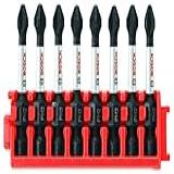 BOSCH Brocas CCSPH2208 8 Peças Resistentes A Impacto Phillips P2 Power Bits Com Clipe Para Sistema De Capa Personalizada