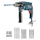 Bosch Furadeira De Impacto GSB 13 RE 650W 220V Com 23 Acessórios