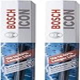 Bosch ICON Lâminas De Limpador De Para Brisa 28A28B Conjunto Com 2 Para Chrysler 03 00 Voyager Dodge 07 96 Caravan Grand Caravan Kia 17 14 Rondo Mais Até 40 Mais Longa Embalagem Sem Frustração