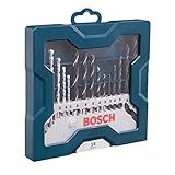 Bosch Jogo Brocas Alvenaria Metal Madeira Mini X Line 15 Peças