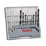 Bosch Jogo Brocas Concreto Metal E Madeira 3 8mm 15 Peças