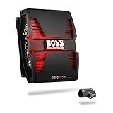 BOSS Audio Systems Amplificador Automotivo PT1000 De 2 Canais 1000 Watts Faixa Completa Classe A B Estável De 2 A 8 Ohm Fonte De Alimentação Mosfet Bridgeable