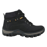 Bota Adventure Coturno Em Lona Com Palmilha Gel Conforto