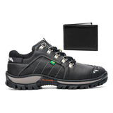 Bota Adventure Masculina Cano Curto Para Trabalho Carteira
