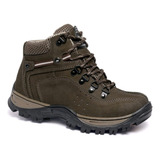 Bota Adventure Trilha Rapel Couro Legítimo Impermeável