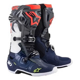 Bota Alpinestars Tech 10 Cinza Azul