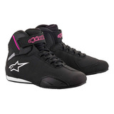 Bota Alpinestars Tênis Pilotagem Sektor Feminino Preto rosa