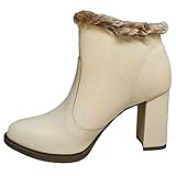 Bota Ankle Boot Casual Mississipi Creme