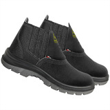 Bota Botina De Segurança Cartom Epi Bidensidade C Bico Pvc