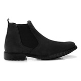 Bota Botina Masculina Chelsea Confortável E Macia Lançamento