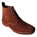 Bota Botina Masculina Country Couro Nobre Confort promoção